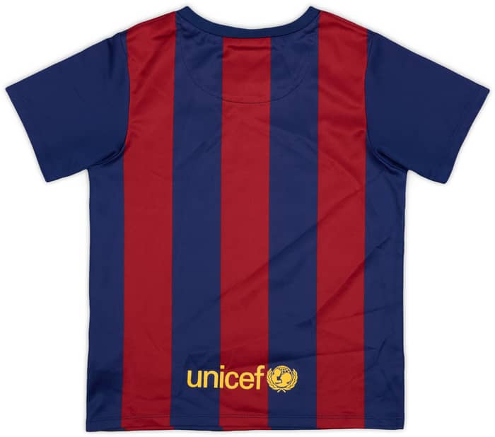 2014-15 Barcelona Home Shirt - 9/10 - (5-6 Years)