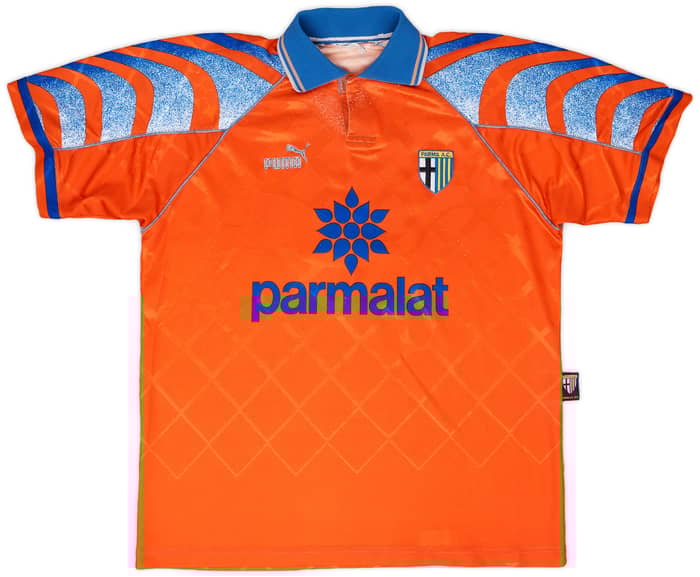 1996-97 Parma Match Issue Third Shirt #8