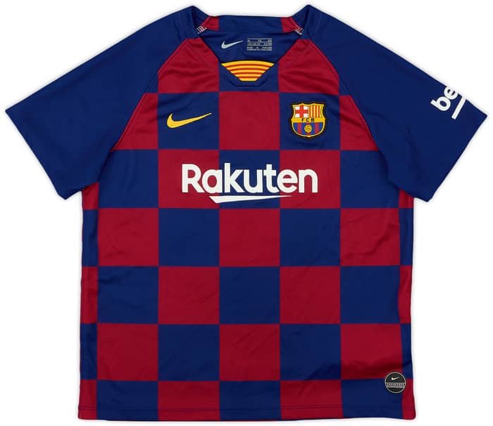 2019-20 Barcelona Home Shirt - 9/10 - (7-8 Years)