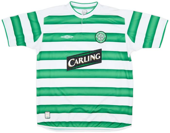 2003-04 Celtic Home Shirt Lennon #18 - 7/10 - (L)