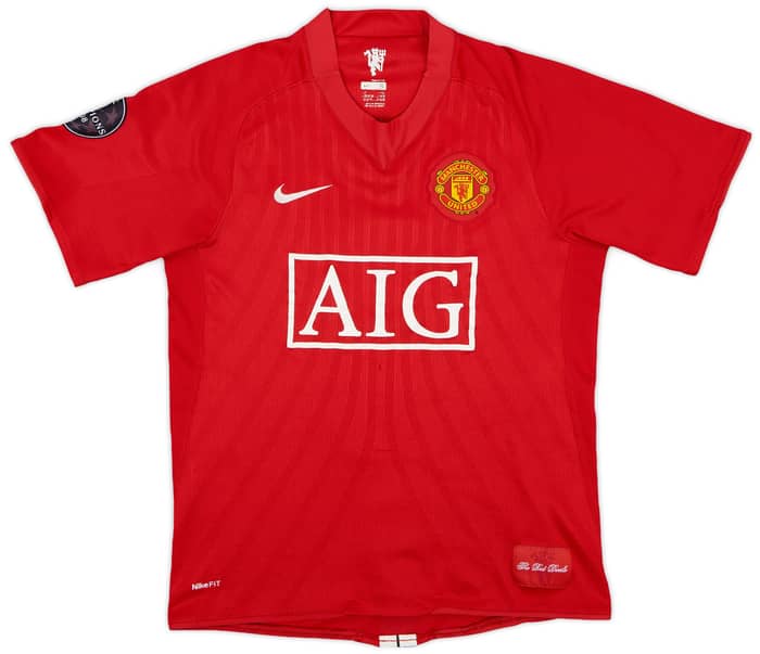 2007-09 Manchester United Home Shirt Berbatov #9 - 5/10 - (S)