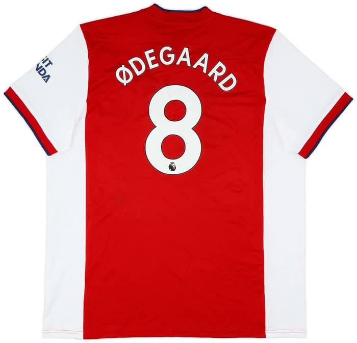 2021-22 Arsenal Home Shirt Odegaard #8 (XXL)