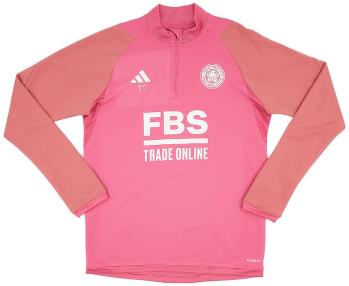 2023-24 Leicester Player Issue 1/4 Zip Training Top - 9/10