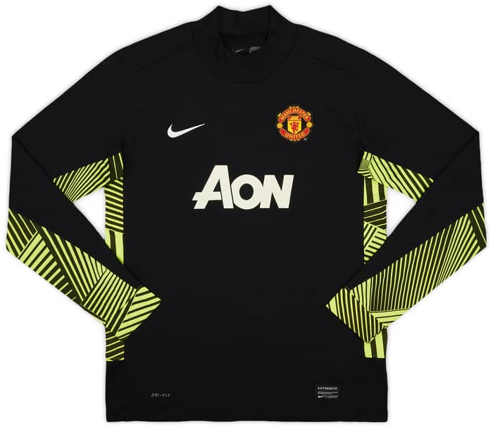 2011-12 Manchester United GK Shirt De Gea #1 - 7/10 - (XL.Boys)