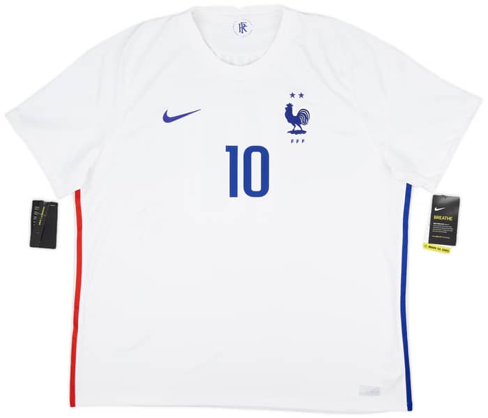 2020-21 France Away Shirt Mbappe #10 (XXL)