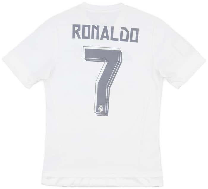 2015-16 Real Madrid Home Shirt Ronaldo #7 - 6/10 - (S)