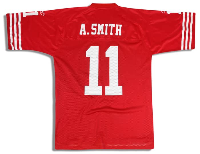 2005-06 San Francisco 49ers Smith #11 Reebok On Field Jersey (Alternate) M