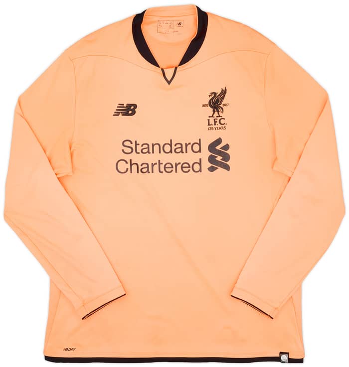 2017-18 Liverpool 125 Years Third L/S Shirt Firmino #9 - 7/10 - (XL)
