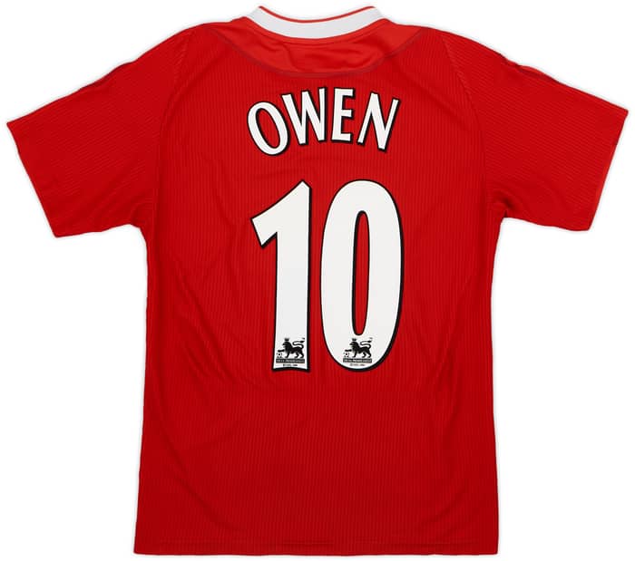 2002-04 Liverpool Home Shirt Owen #10 - 7/10 - (S)