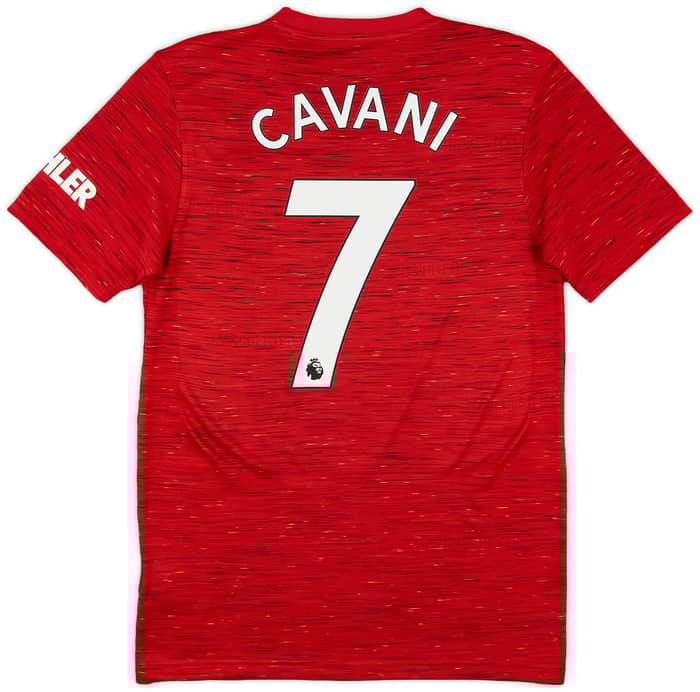 2020-21 Manchester United Home Shirt Cavani #7 - 8/10 - (S)