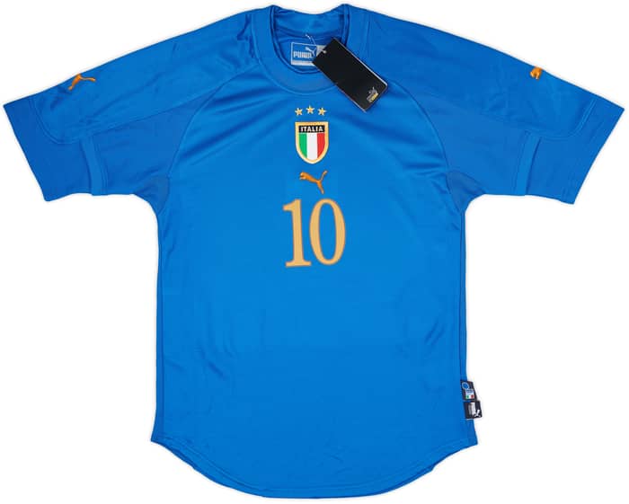 2004-06 Italy Home Shirt Totti #10 (S)