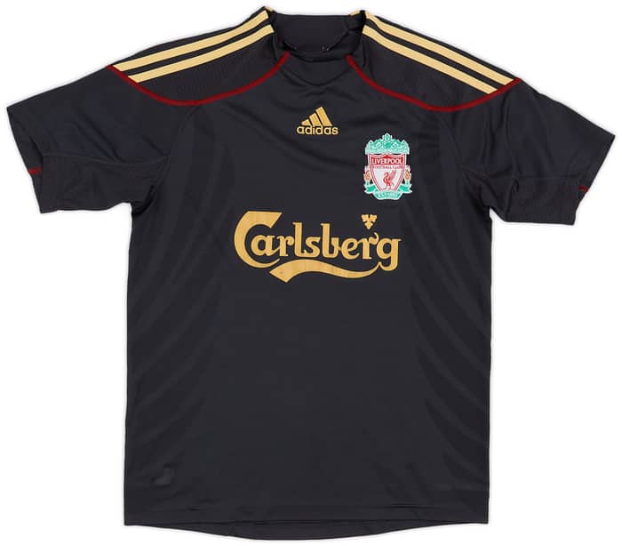 2009-10 Liverpool Away Shirt - 8/10 - (XL.Boys)