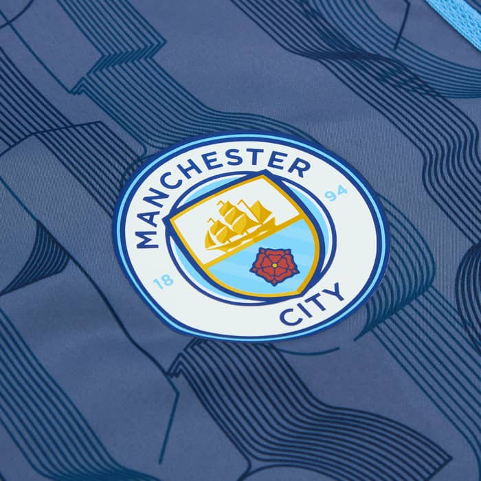 2024-25 Manchester City Puma Pre-Match Hooded Jacket