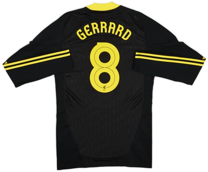 2010-11 Liverpool Player Issue TechFit Third L/S Shirt Gerrard #8 - 10/10 - (XL)