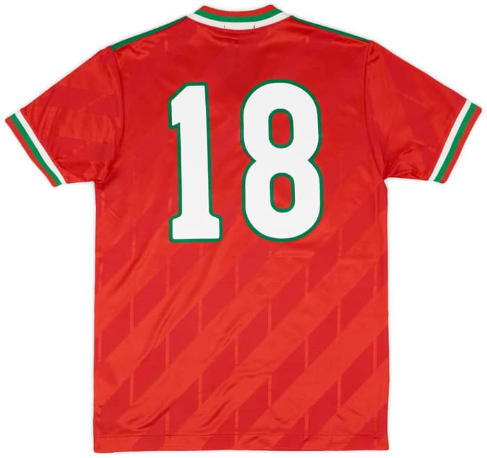 1988-89 Toyota Motor Soccer Club Match Issue Away Shirt #18