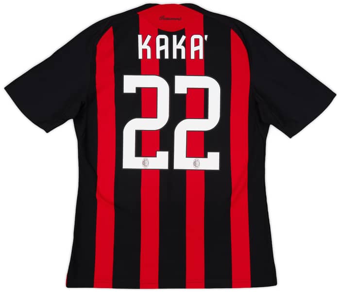 2008-09 AC Milan Home Shirt Kaka #22 - 5/10 - (L)
