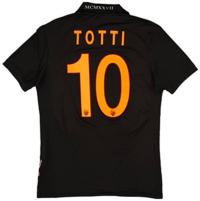2013-14 Roma Third Shirt Totti #10 - 9/10 - (M)