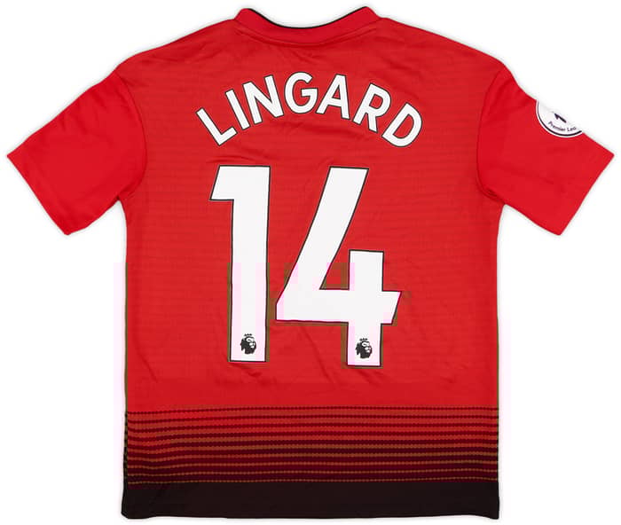 2018-19 Manchester United Home Shirt Lingard #14 - 5/10 - (M.Boys)