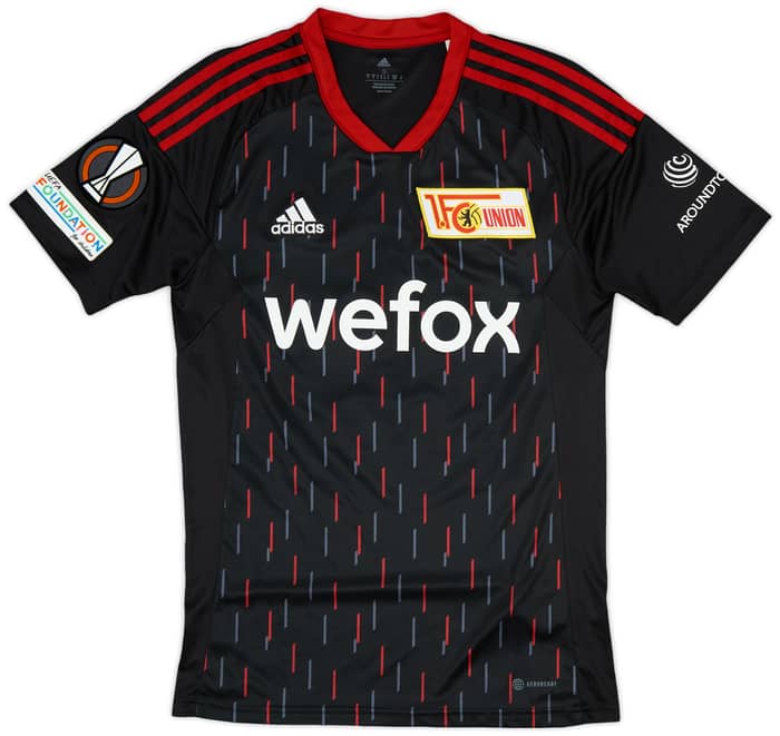 2022-23 Union Berlin Match Issue Europa League Third Shirt Juranovic #18