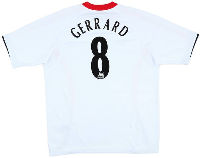 2005-06 Liverpool Away Shirt Gerrard #8 - 10/10 - (L)