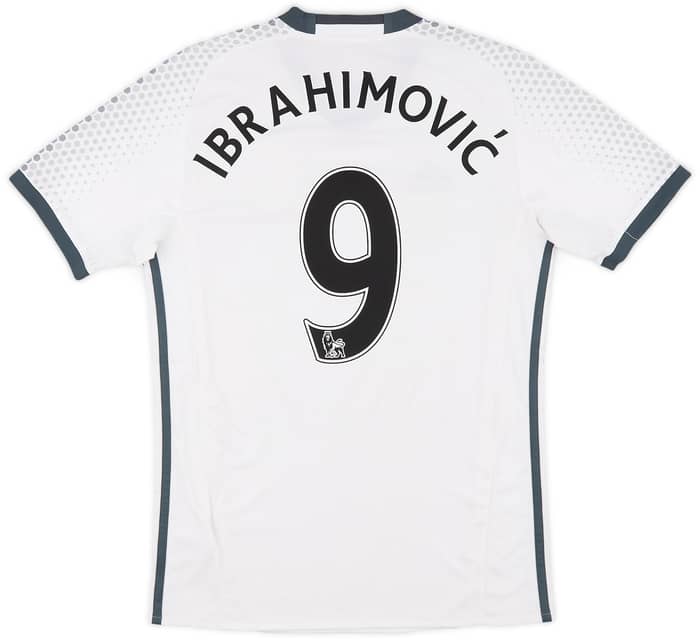 2016-17 Manchester United Third Shirt Ibrahimovic #9 - 8/10 - (S)