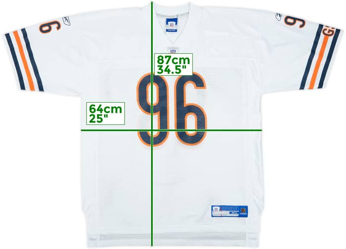 2005-06 Chicago Bears A.Brown #96 Reebok On Field Away Jersey - 9/10 - (XL)