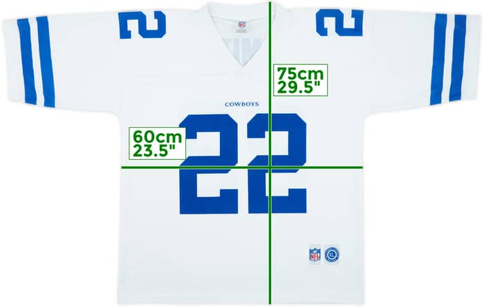 1996-97 Dallas Cowboys Smith #22 NFL Replica Away Jersey - 9/10 - (XL)