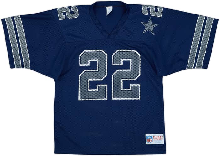 1990 Dallas Cowboys #22 Topley Sportswear Home Jersey - 8/10 - (M)
