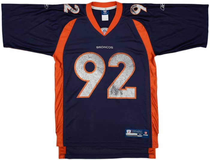 2008-11 Denver Broncos Dumervil #92 Reebok On Field Home Jersey - 4/10 - (M)
