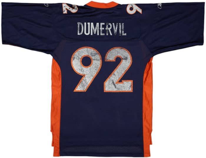 2008-11 Denver Broncos Dumervil #92 Reebok On Field Home Jersey - 4/10 - (M)