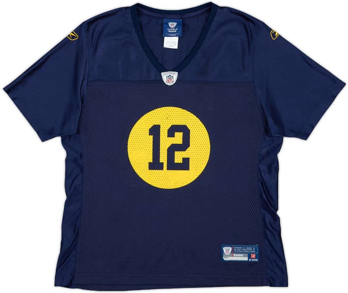 2010-11 Green Bay Packers Rodgers #12 Reebok On Field Alternate Jersey Womens - 8/10 - (M)