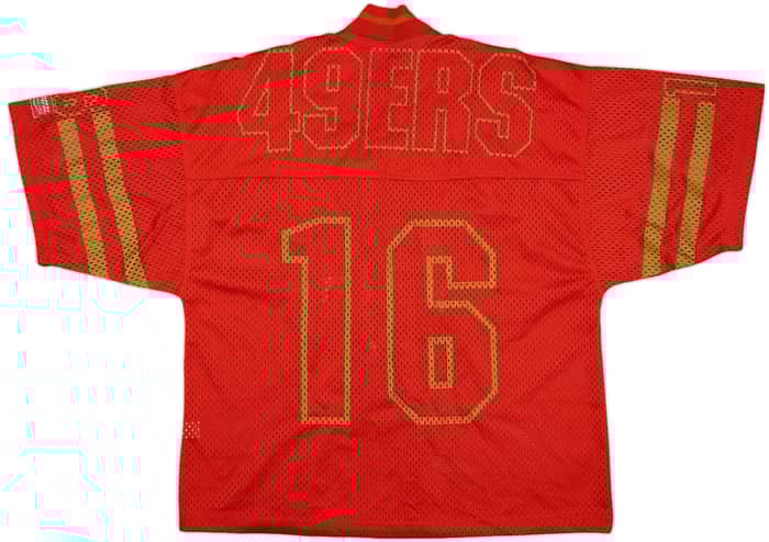 1990s San Francisco 49ers #16 Campri Teamline Jersey - 8/10 - (XL)