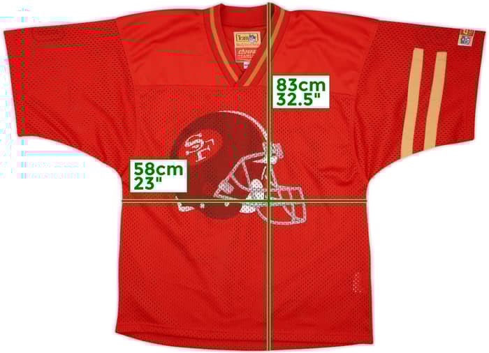 1991 San Francisco 49ers #80 Campri Teamline Jersey - 6/10 - (L)