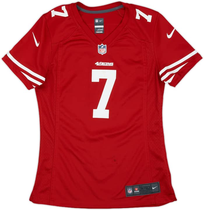 2012-16 San Francisco 49ers Kaepernick #7 Nike Game Home Jersey - 5/10 - (S)