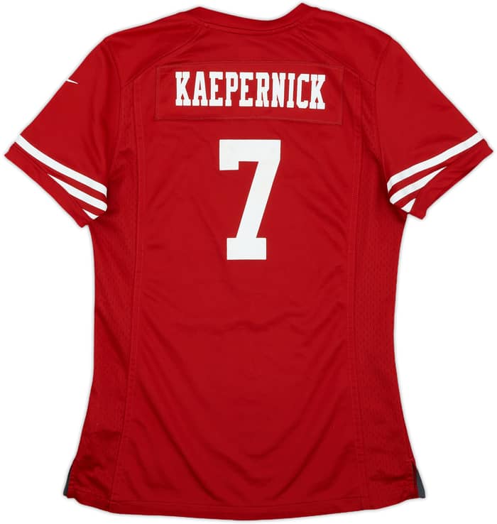 2012-16 San Francisco 49ers Kaepernick #7 Nike Game Home Jersey - 5/10 - (S)