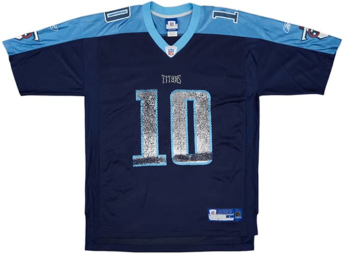 2006 Tennessee Titans Young #10 Reebok On Field Home Jersey - 5/10 - (L)