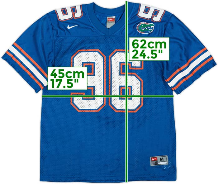 2008-10 Florida Gators Green #96 Nike Home Jersey - 6/10 - (M.Boys)