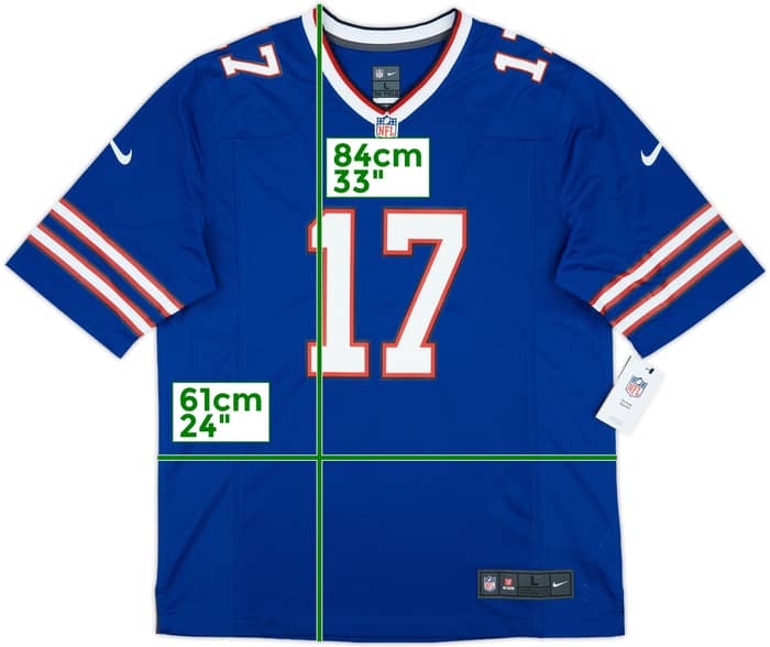 2018-24 Buffalo Bills Allen #17 Nike Game Home Jersey (L)