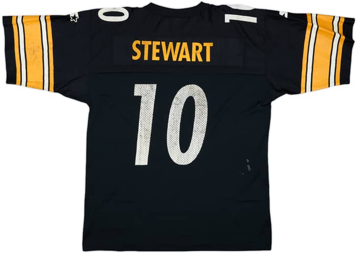 1997-98 Pittsburgh Steelers Stewart #10 Starter Home Jersey - 5/10 - (L)