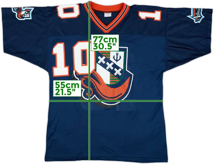 1997 Amsterdam Admirals #10 Fab-Knit Home Jersey - 9/10 - (XL)