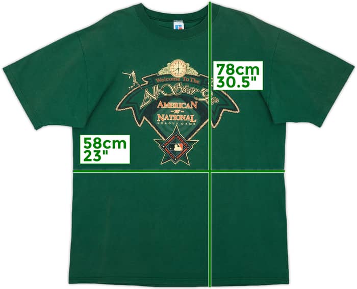 1993 MLB All-Star Game Russell Athletic Tee - 8/10 - (XL)
