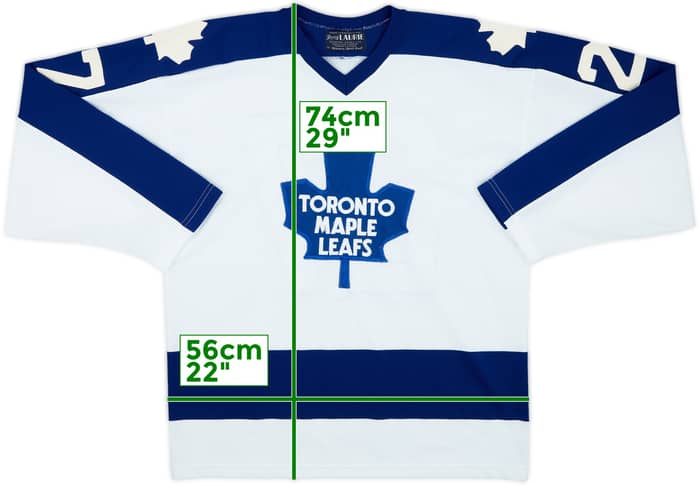 1972-73 Toronto Maple Leafs Sittler #27 Maska Sport Knit Home Jersey - 8/10 - (L)