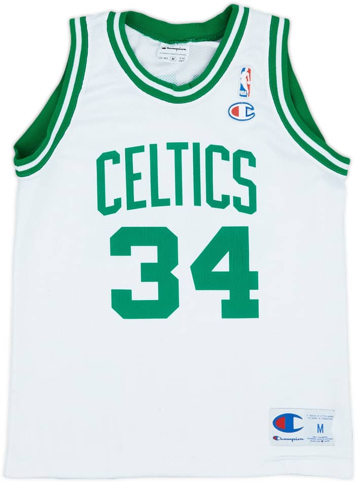 1998-06 Boston Celtics Pierce #34 Champion Home Jersey - 6/10 - (M.Boys)