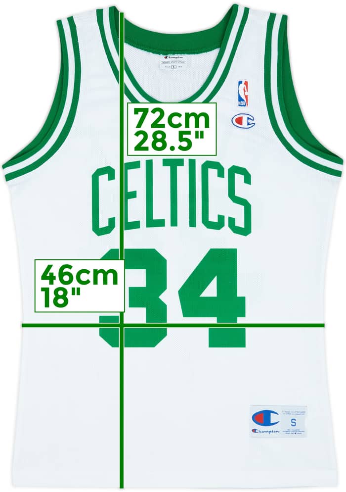 1998-06 Boston Celtics Pierce #34 Champion Home Jersey - 9/10 - (S)