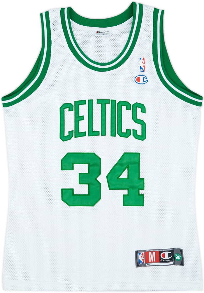 1998-06 Boston Celtics Pierce #34 Champion Authentic Home Jersey - 7/10 - (M)