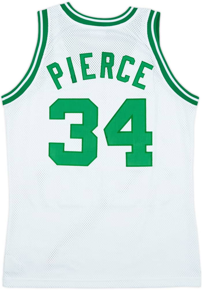 1998-06 Boston Celtics Pierce #34 Champion Authentic Home Jersey - 7/10 - (M)