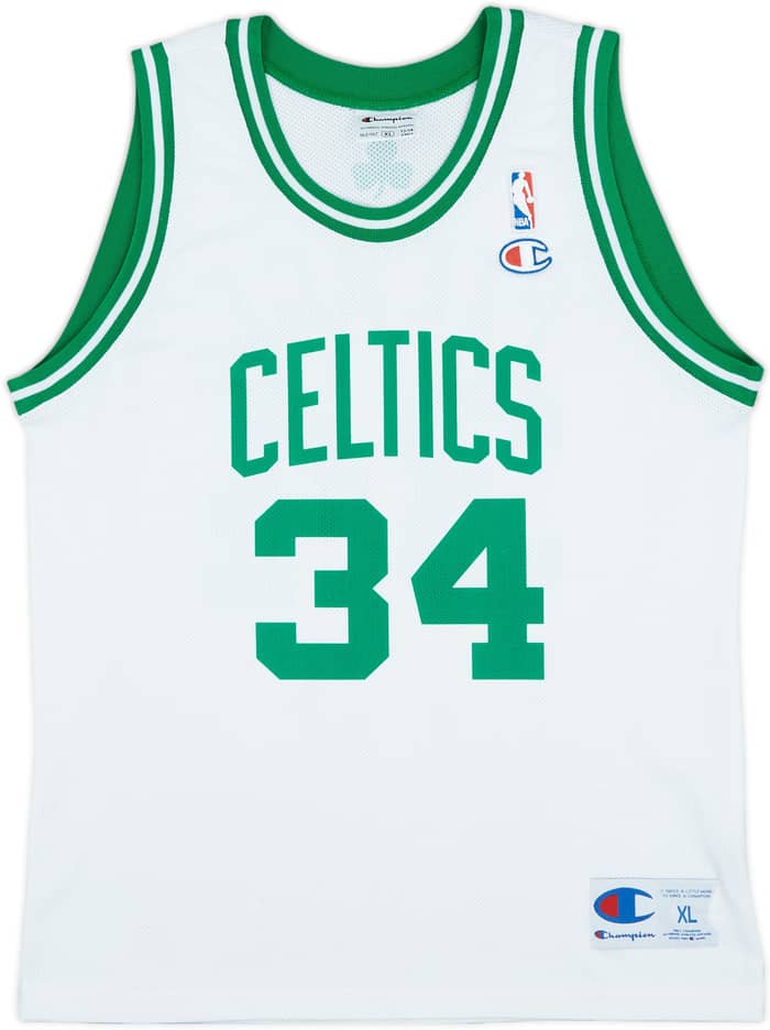 2006-10 Boston Celtics Pierce #34 Champion Home Jersey - 8/10 - (XL.Boys)