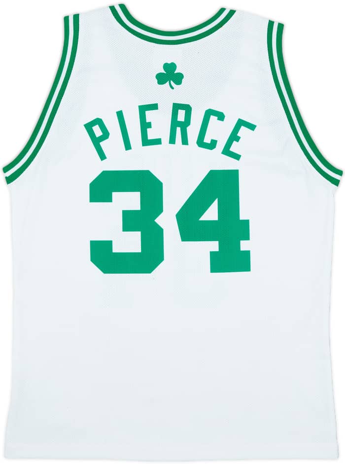 2006-10 Boston Celtics Pierce #34 Champion Home Jersey - 8/10 - (XL.Boys)
