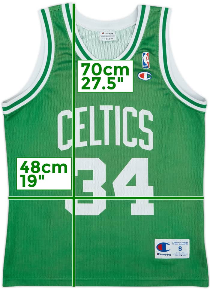 1998-06 Boston Celtics Pierce #34 Champion Away Jersey - 7/10 - (S)