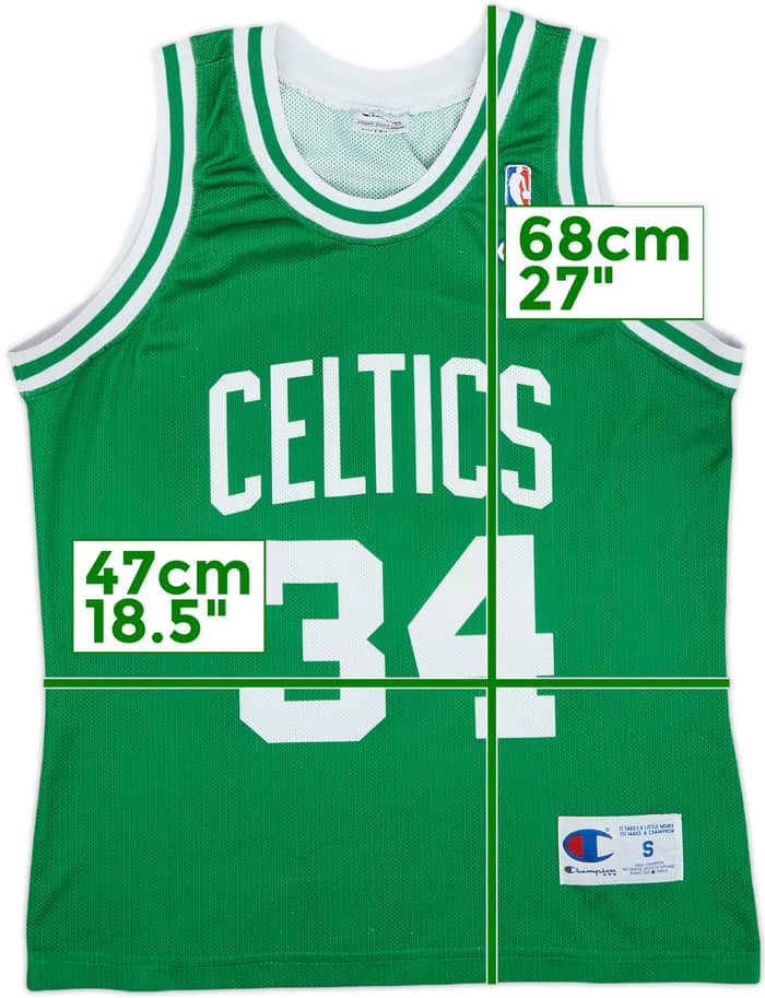 1998-06 Boston Celtics Pierce #34 Champion Away Jersey - 8/10 - (S)